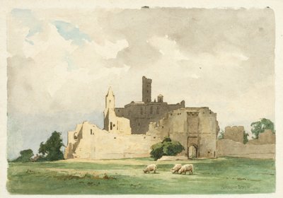 Warkworth Castle von Ernest Benger or Berenger